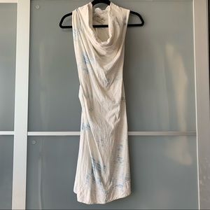 All Saints Cotton Cloud Drape Dress